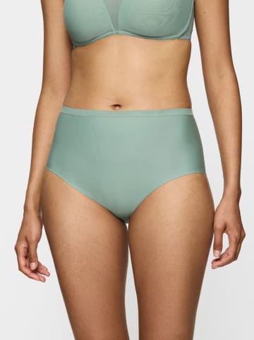Pełne figi high waist w kolorze zielonym