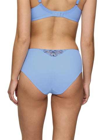 Pełne figi high waist w kolorze błękitnym