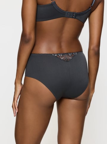 Pełne figi high waist w kolorze antracytowym