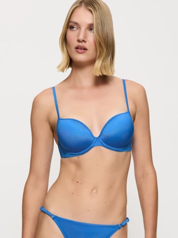 Biustonosz bikini "Midnight Swim" w kolorze niebieskim