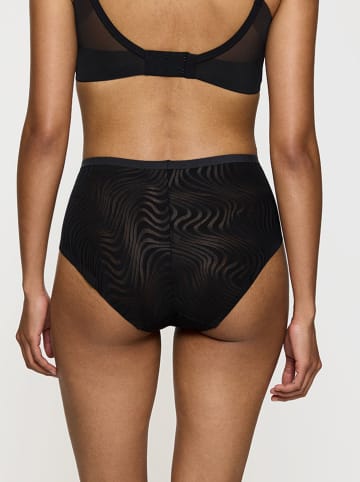Pełne figi high waist "Shape Smart" w kolorze czarnym