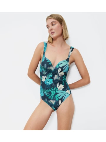 Strój kąpielowy "Summer Fleur" w kolorze morskim