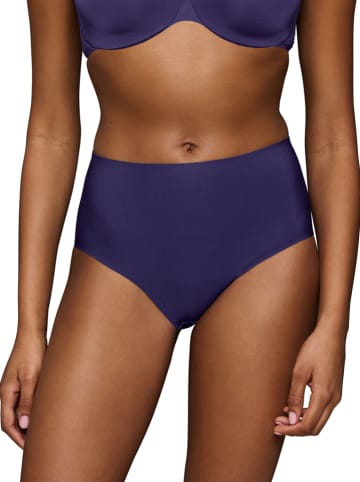 Pełne figi high waist w kolorze granatowym