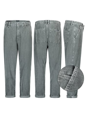 Cordhose in Blaugrau