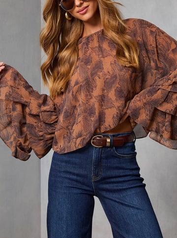 Blouse lichtbruin