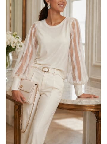 Bluzka w kolorze kremowym