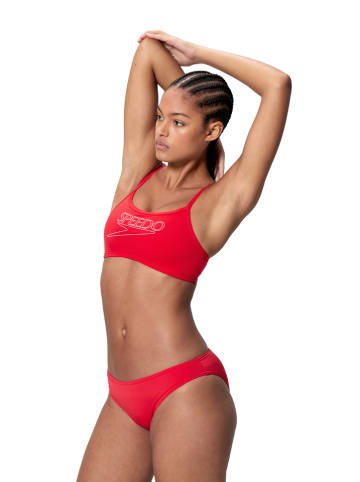Bikini w kolorze czerwonym