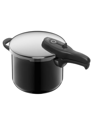 Schnellkochtopf "Sicomatic t-plus" in Schwarz - 6,5 l