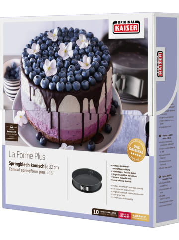 Springform "La Forme Plus" in Anthrazit - Ø 32 cm