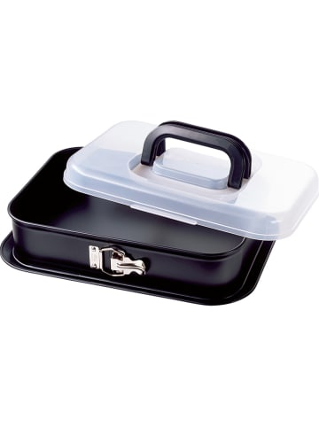 Springform mit Deckel in Schwarz - (L)35 x (B)24 cm