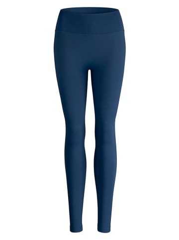 Legginsy w kolorze granatowym