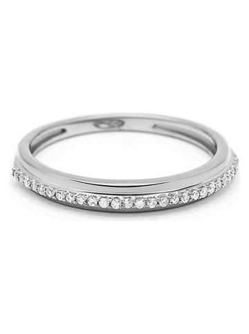 Weißgold-Ring "Lourdes" mit Diamanten
