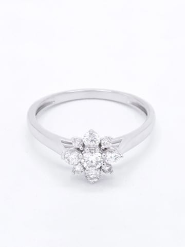 Witgouden ring "Saraphina" met diamanten