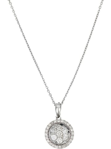 Witgouden hanger "Canberra" met diamanten