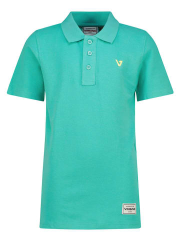 Koszulka polo w kolorze turkusowym