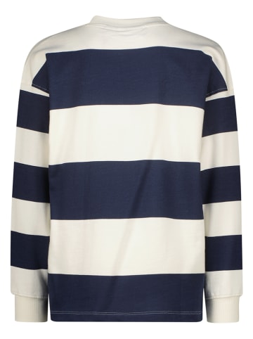 Bluza w kolorze granatowo-białym