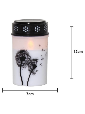 Znicz LED "Dandelion" w kolorze białym