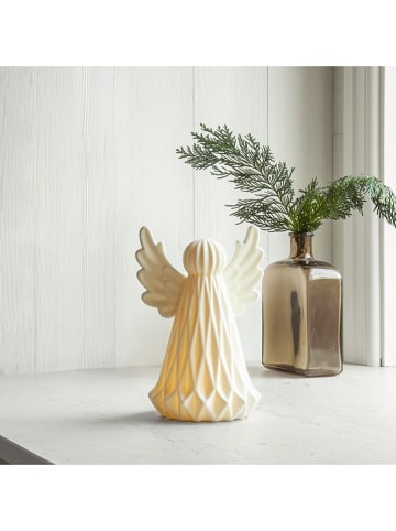 Figurka dekoracyjna LED "Vinter" w kolorze białym - 13 x 19 cm