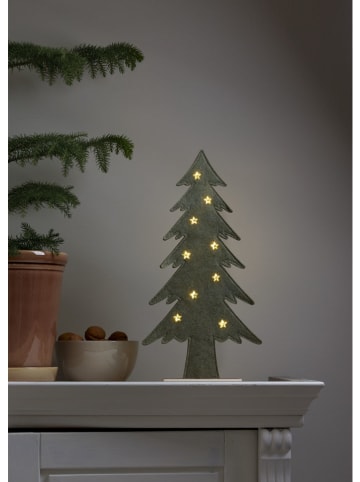 Dekoracja LED "Fabbe" w kolorze khaki - 19 x 36 cm