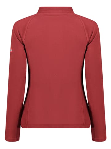 Fleece trui rood