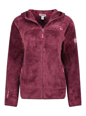 Fleece vest "Upalood" bordeaux