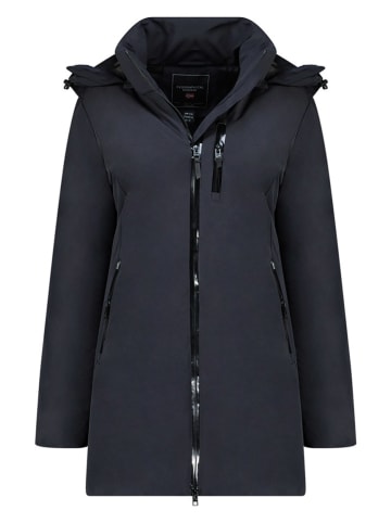 Parka w kolorze granatowym