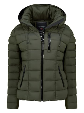 Kurtka pikowana "Bastia" w kolorze khaki