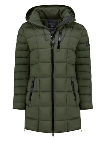 Kurtka pikowana "Bastia" w kolorze khaki