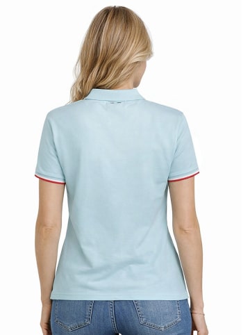 Koszulka polo "Kryptonite" w kolorze błękitnym
