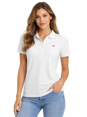 Koszulka polo "Krystaline" w kolorze białym