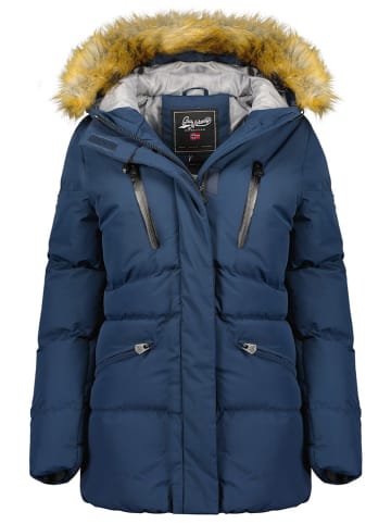 Winterjas "Crown" donkerblauw