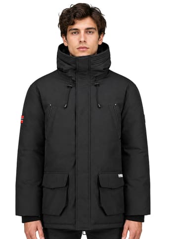 Parka "Claudius" w kolorze czarnym