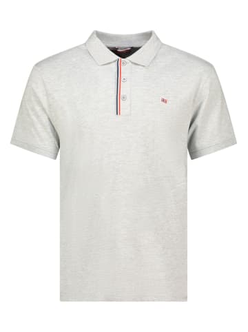 Koszulka polo "Krown" w kolorze szarym