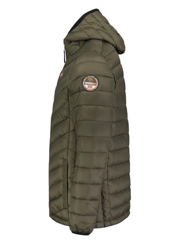 Kurtka pikowana "Carliti hood" w kolorze khaki