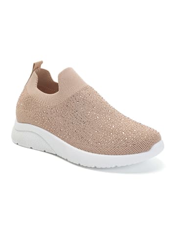 Slippersy w kolorze beżowym