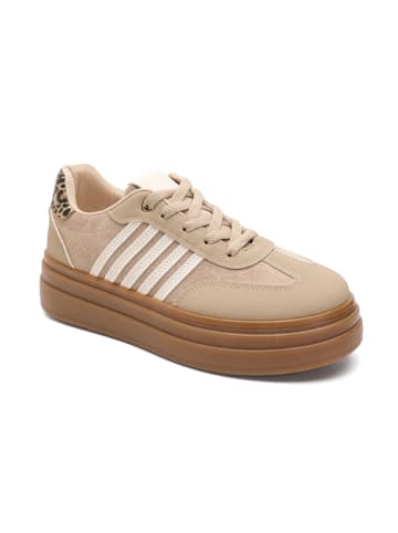Sneakersy w kolorze beżowym