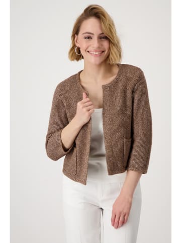 Cardigan in Braun
