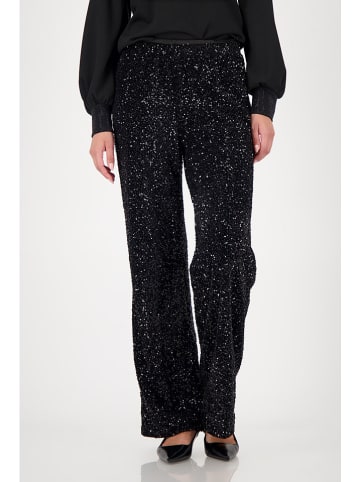 Paillettenhose zwart