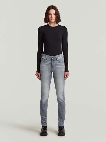 Dżinsy - Slim fit - w kolorze szarym