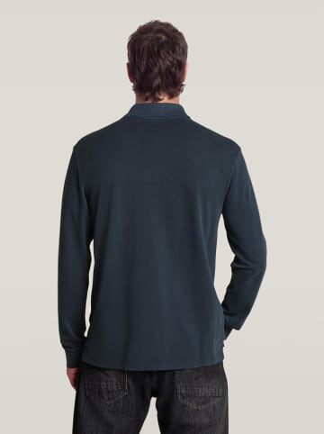 Pololongsleeve in Dunkelblau