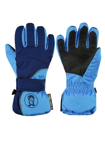 Functionele handschoenen "Troll" donkerblauw/lichtblauw