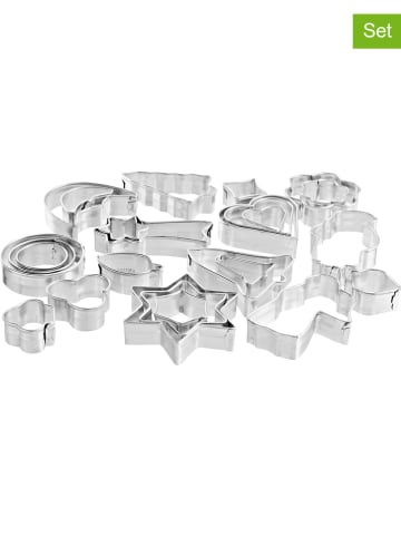 25er-Set: Ausstecher "Patisserie" in Silber
