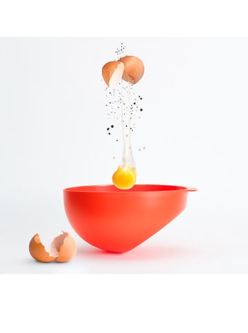 Miska "M-Cuisine" w kolorze pomarańczowym do mikrofalówki - 21 x 14 x 19 cm