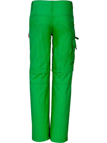 Spodnie trekkingowe Zipp-Off "Oppland" - Slim fit - w kolorze zielonym
