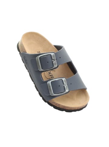Slippers "Trefle" donkerblauw