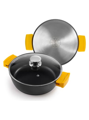 Garnek w kolorze czarnym - 36 cm 