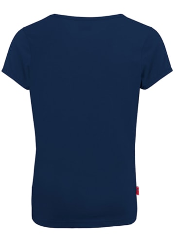 Funktionsshirt "Logo" in Dunkelblau/ Pink