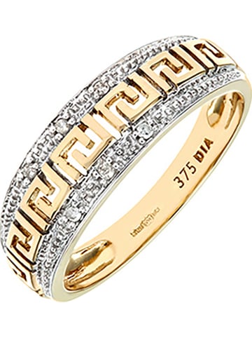 Gold-Ring mit Diamanten