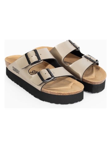 Slippers 'Edelweiss" beige