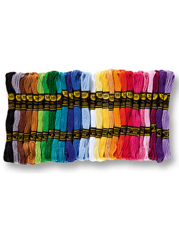 Stickgarn in Bunt - 52x 8 m